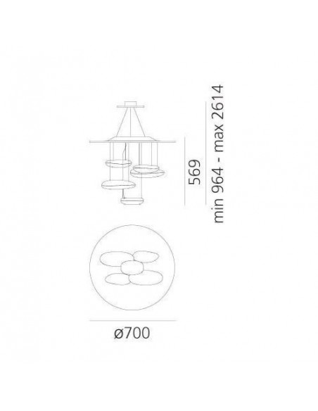 Artemide Mercury MINI Led Lampe à Suspension