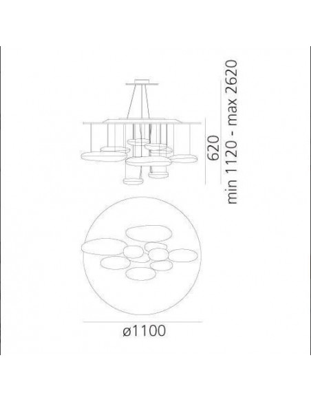 Artemide Mercury Led Lampe à Suspension