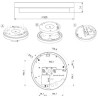 Integratech Disc Plaffonier capteur+secours