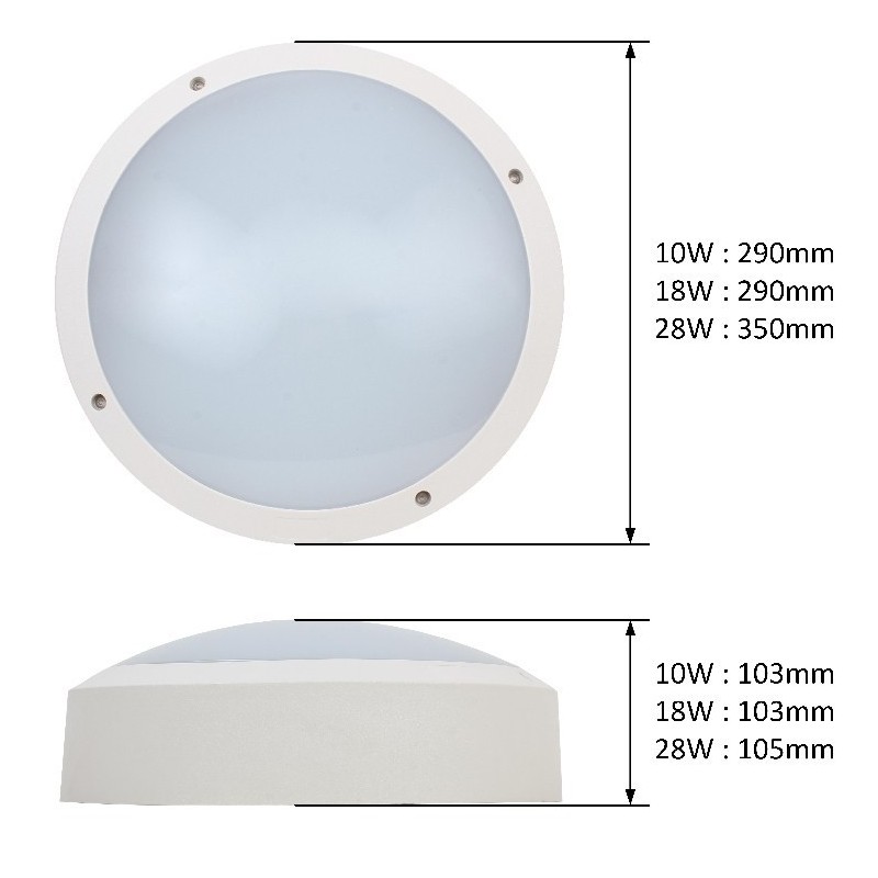 Integratech Luminaire LED Sola IK10 sensor