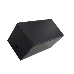 Integratech Profil SL Flat 25x25 2m plexi noir acc. inclus