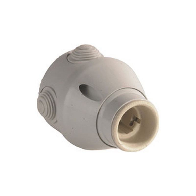 Integratech Fitting E27 Met Aftakdoos 4 Ingangen