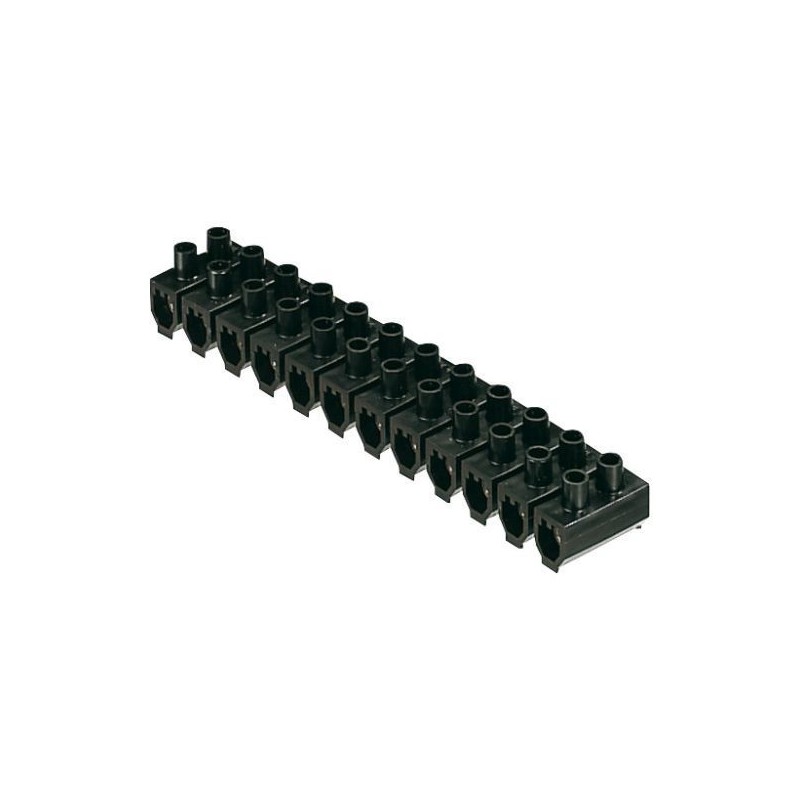 Integratech Klemmenstrook Polypropyleen Wit 12P 10Mm2