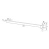 Integratech Tige 80cm pour LED floodlight Evolve