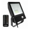 Integratech Led floodlight QT 20W 3000K noir PIR