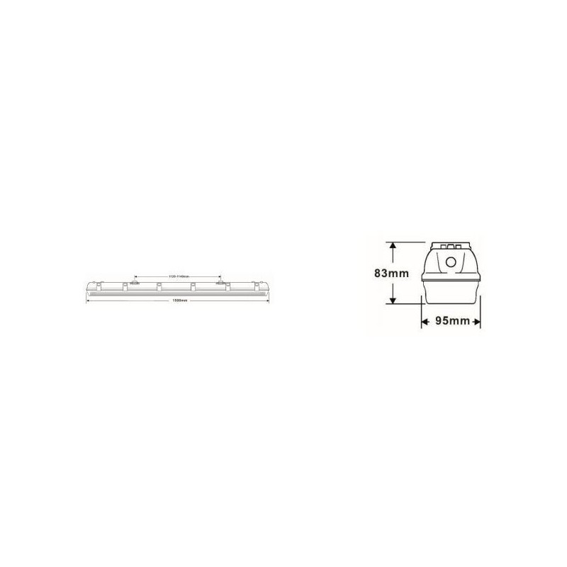 Integratech HWDP 1,2m IP66 Sensor + em 3h High Output