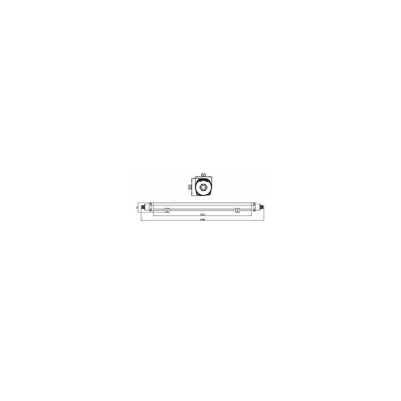 Integratech Speedy basic 150cm 60W IP65 IK10 3x2,5mm²