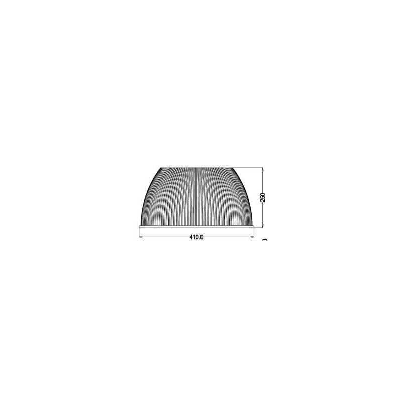 Integratech Prisma reflector pc 100° klokarmatuur PHB 150W