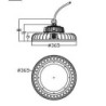Integratech Cloche PHB 200W IP65 réglable 1-10V