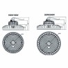 Integratech PHBP perform 150W IP65 1-10V 120gr Deckenlampe
