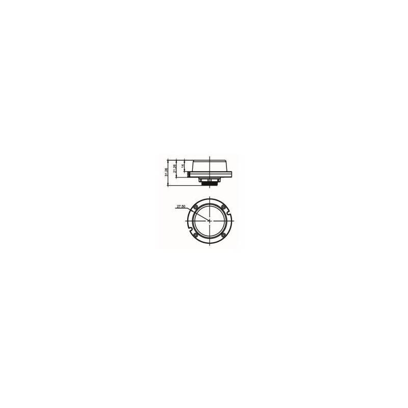 Integratech PIR sensor IP65 max 12m voor PHBP