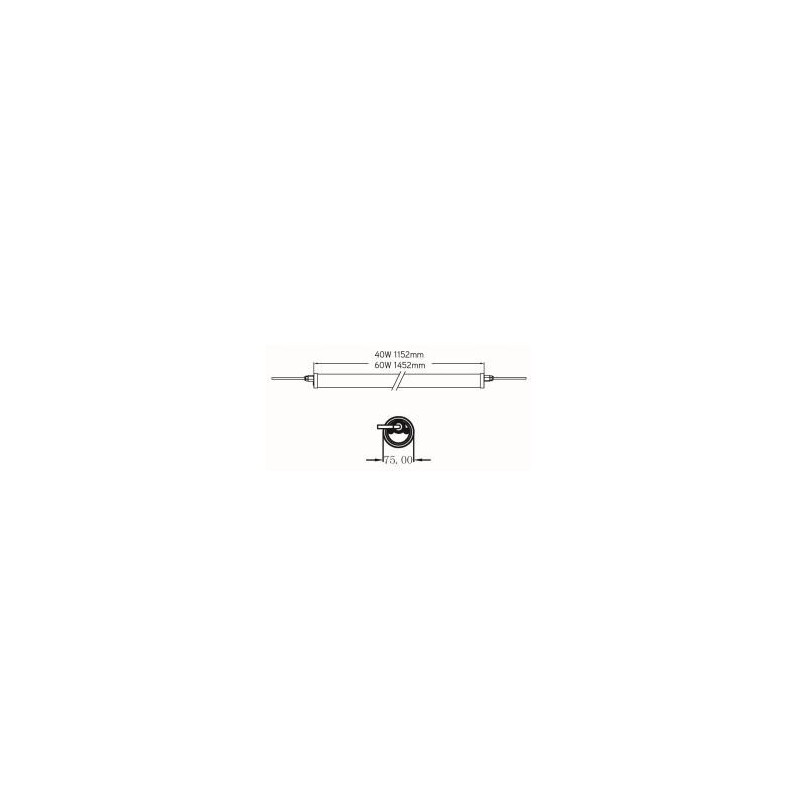 Integratech Protect 1.2m 40W IP69K PC