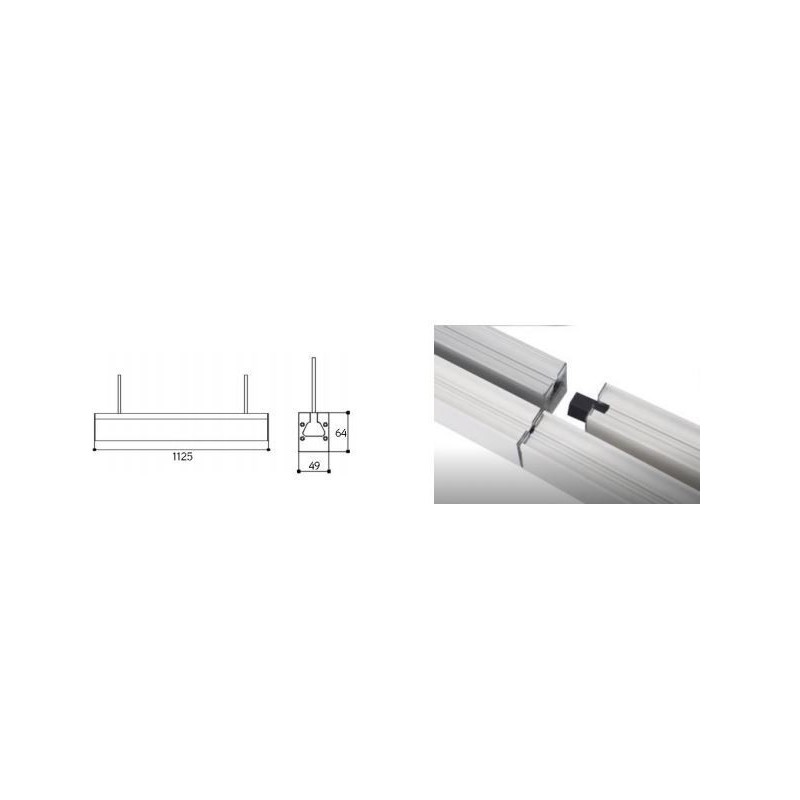 Integratech eclairage LED tertiaire eclairage lineaire lineaconnect