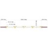 Integratech LED strip 240LED/m 2110 24V IP20 bicolor CRI90 5m