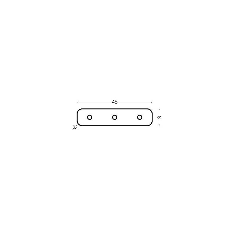 Integratech Coupleur droit pour profil SLF3535