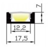 Integratech LED profiel SL7 Complete kit