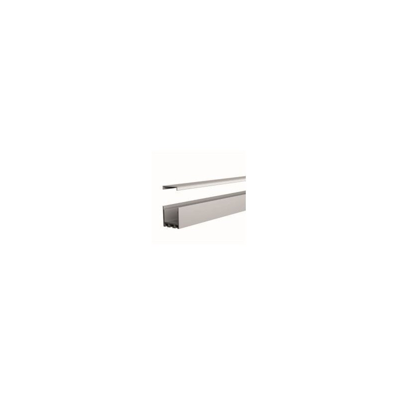 Integratech Profile SL Flat 35x35 alu 3m milky cover incl. acc