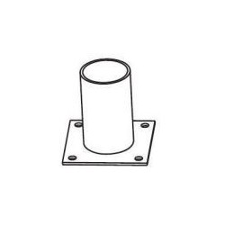 Integratech Streetlight wall bracket T 60mm darkgrey