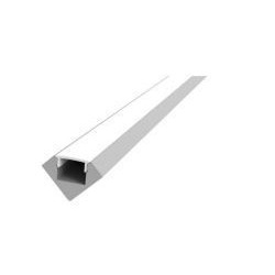 Integratech Profile ALU45 alu 2m Milky cover incl. accessories