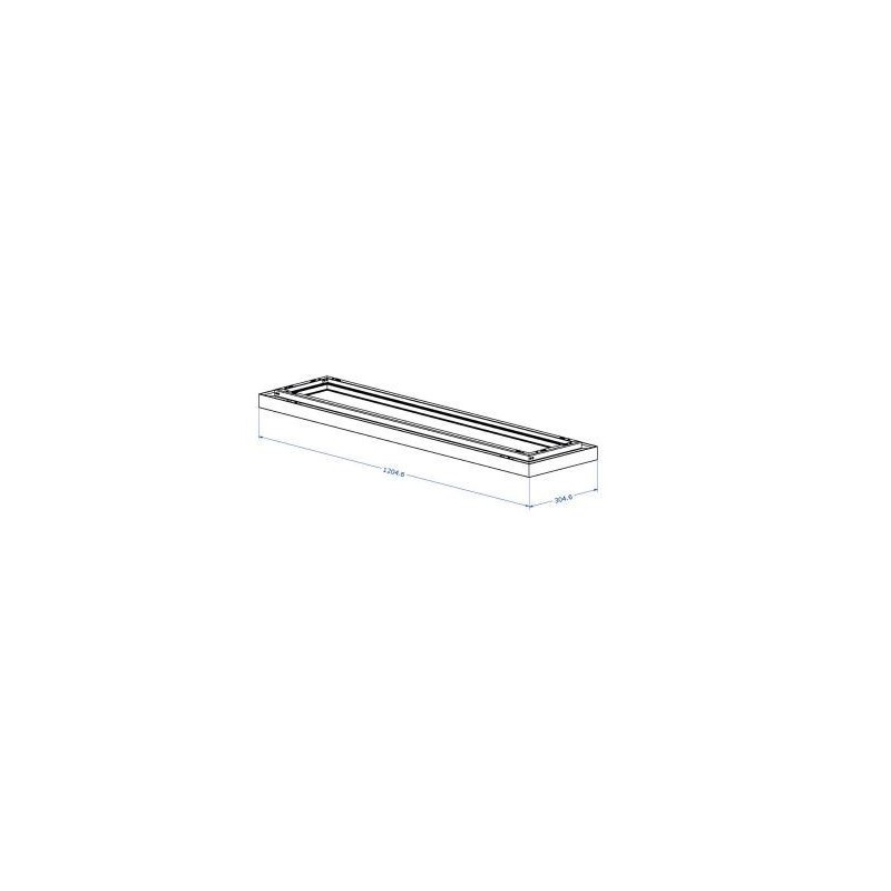 Integratech Opbouwframe LEDpaneel 30x120