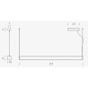 Nemo Tru horizontal down+down Lampe a suspension