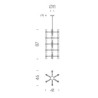 Nemo Crown multi Lampe a suspension