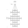Nemo Crown summa Lampe a suspension