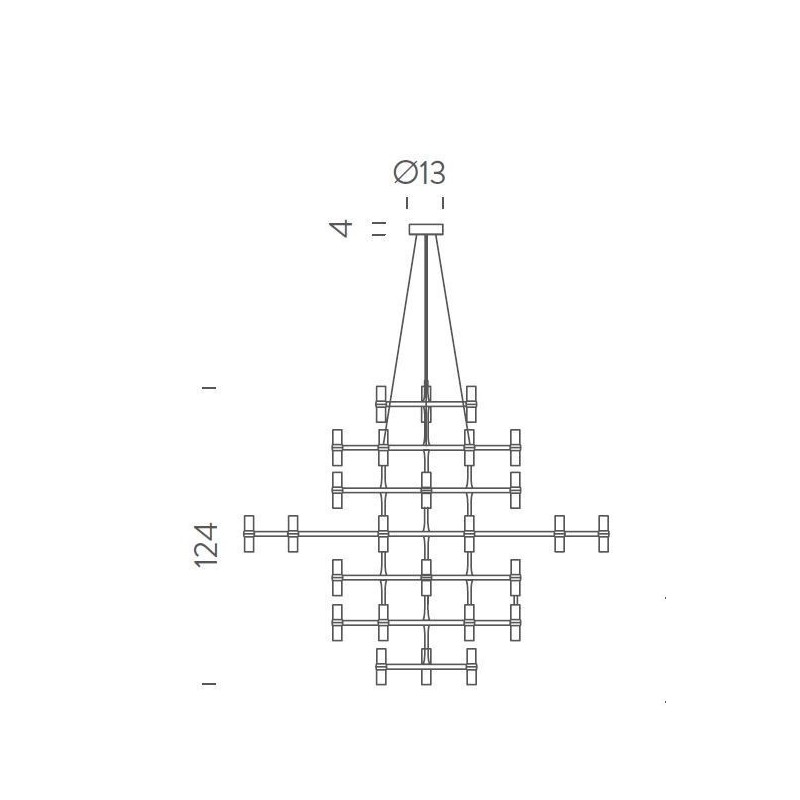 Nemo Crown magnum Lampe a suspension