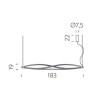 Nemo In the wind horizontal Lampe a suspension