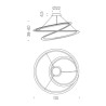 Nemo Kepler down Lampe a suspension