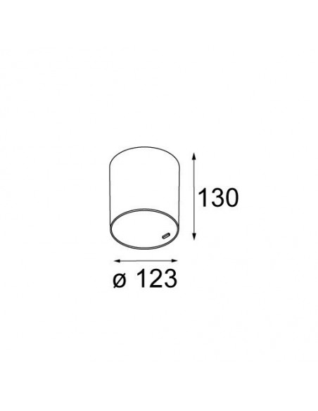 Modular Smart surface tubed 115 LED GI Plafonnier