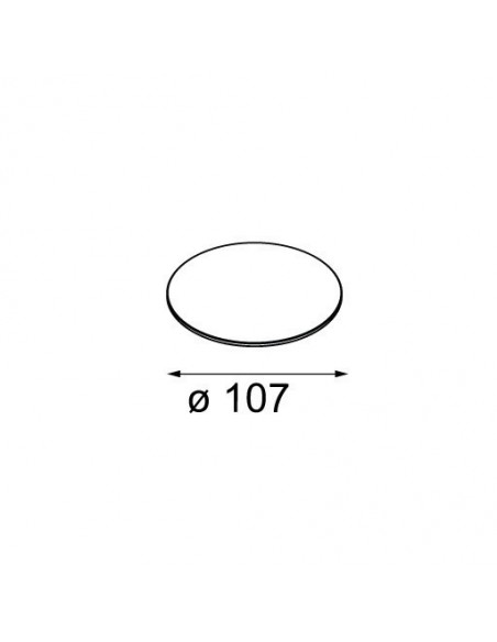 Modular Transparant glass Ø108