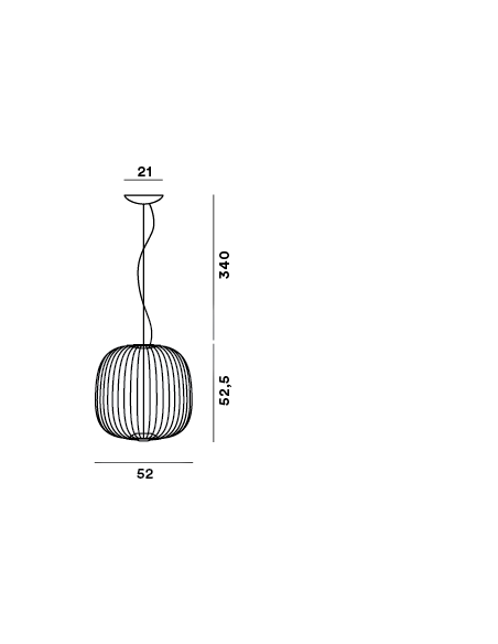 Foscarini Spokes 2 lampe a suspension