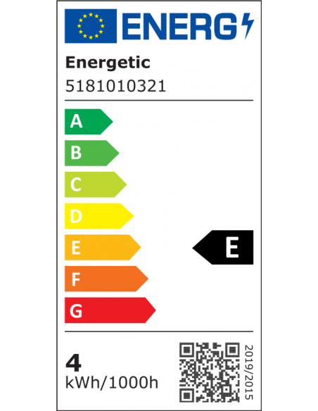 Nordlux A60 Filament 4W 500lm Non-Dim 360° E27