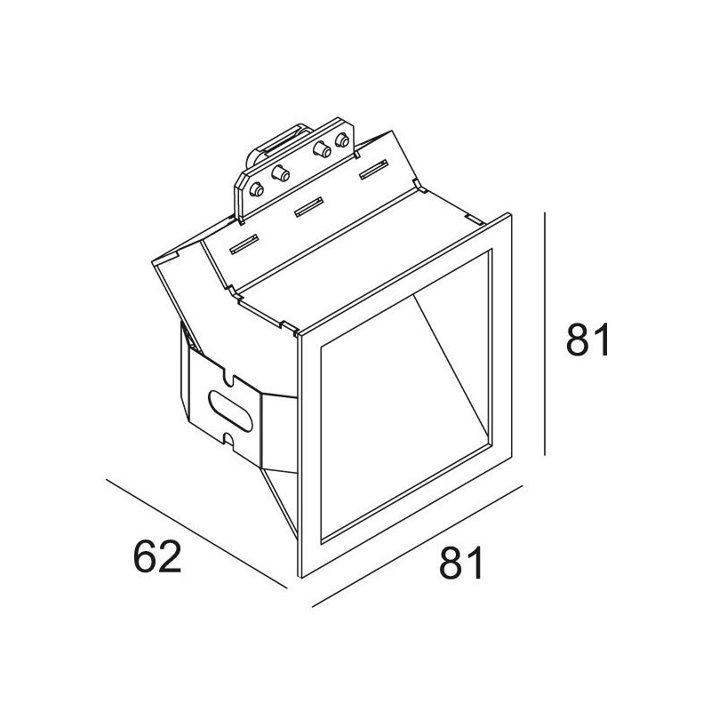 Delta Light HELI 1 SCREEN LED WW Recessed lighting
