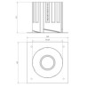 BRICK IN THE WALL Level R 50 IP54 Outdoor LED 500 lm remote driver Fix WARMDIM