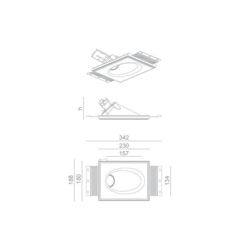 BRICK IN THE WALL Mist 50 Es IP54 Bathroom