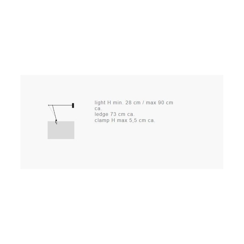 Catellani & Smith Ettorino Clamp lampe de table