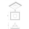 BRICK IN THE WALL Pixo 30 IP54 Bathroom LED 600 lm 230VAC
