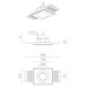 BRICK IN THE WALL Pixo 50 Adjustable IP20 LED WARMDIM