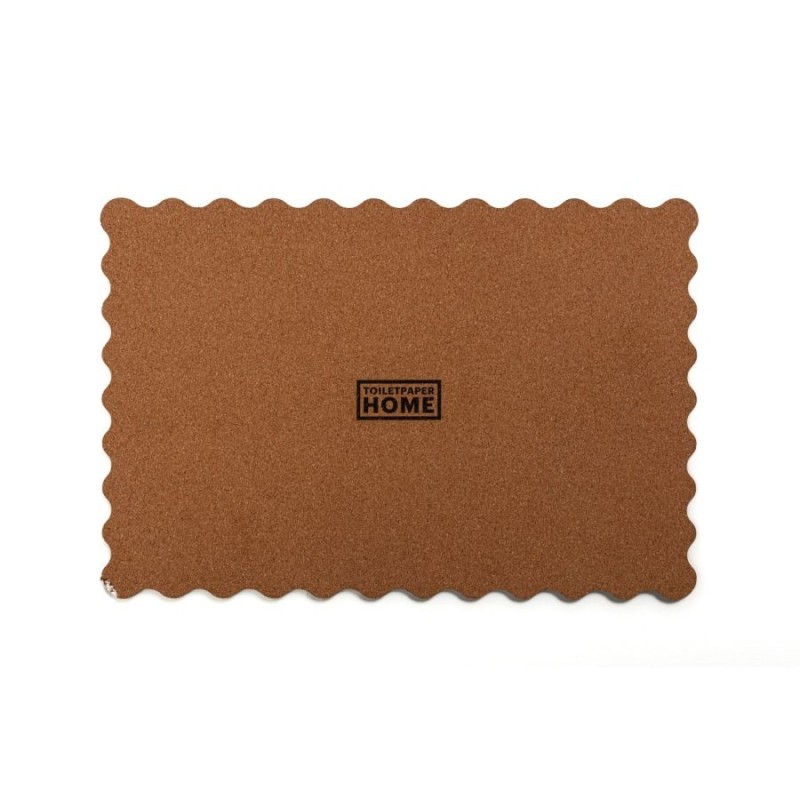 SELETTI TOILETPAPER Untersetzer 30,7 x 45,7 cm Korken - Bon Appetit
