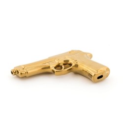 SELETTI MEMORABILIA WHITE AND GOLD 22 x 14 cm - My gun
