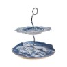 SELETTI DIESEL LIVING-CLASSIC ON ACID Assiette à gâteau Porcelaine et métal - Cake Stand Acid Tea