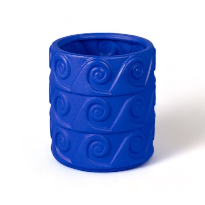 SELETTI MAGNA GRAECIA Vase ø 23,5 cm Terracotta mit Untertasse - Onda