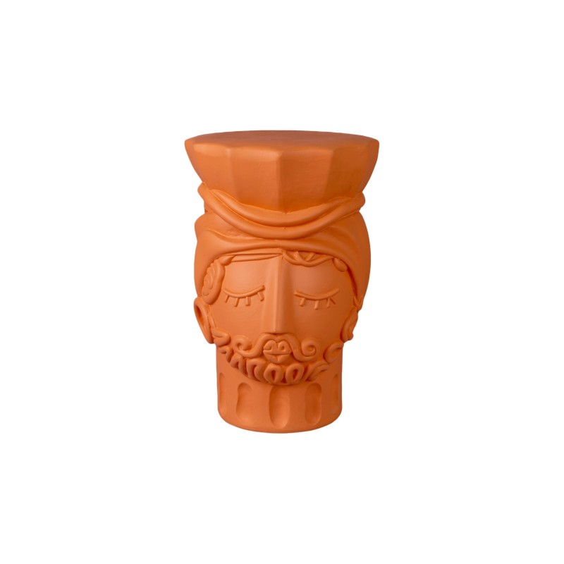 SELETTI MAGNA GRAECIA 2.0 Vase 33 x 32 cm Terracotta Dunkelbraun - Man