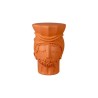 SELETTI MAGNA GRAECIA 2.0 Vase 33 x 32 cm Terracotta Dunkelbraun - Man
