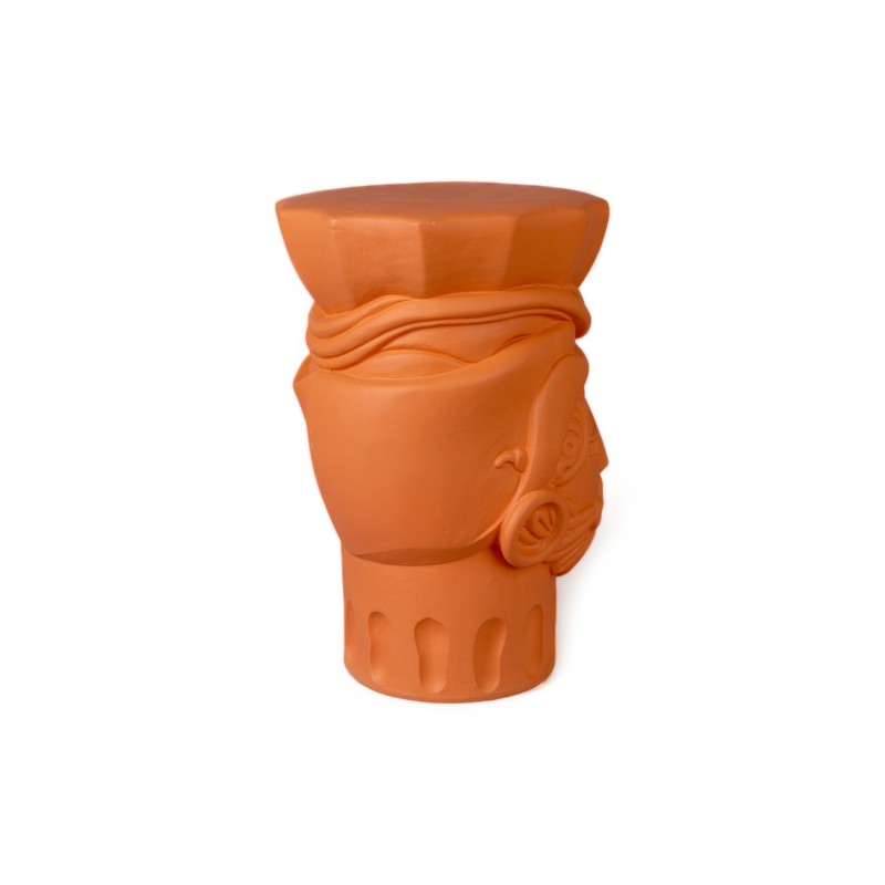 SELETTI MAGNA GRAECIA 2.0 Vase 33 x 32 cm Terracotta Dunkelbraun - Man