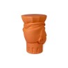 SELETTI MAGNA GRAECIA 2.0 Vase 33 x 32 cm Terracotta Dunkelbraun - Man