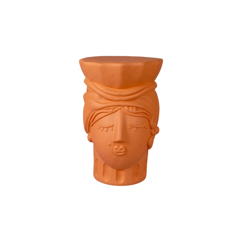 SELETTI MAGNA GRAECIA 2.0 Vase 33 x 31 cm Terracotta Dunkelbraun - Woman