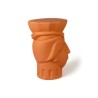 SELETTI MAGNA GRAECIA 2.0 Vase 33 x 31 cm Terracotta Dunkelbraun - Woman